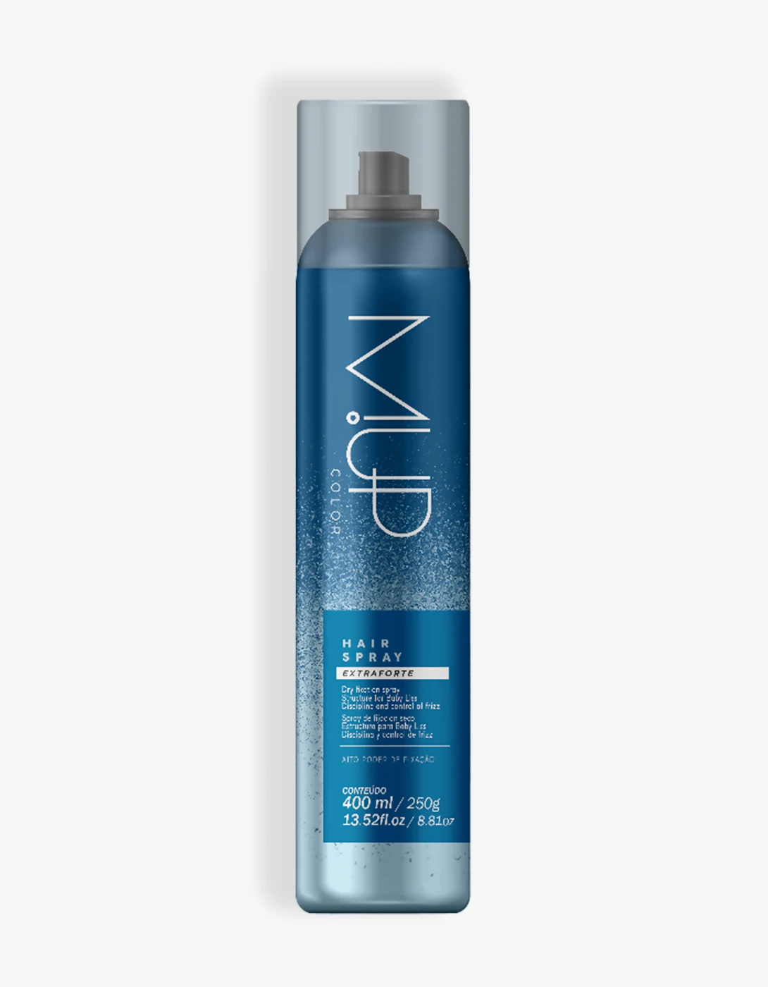 Embalagem de Hair Spray MUP Color